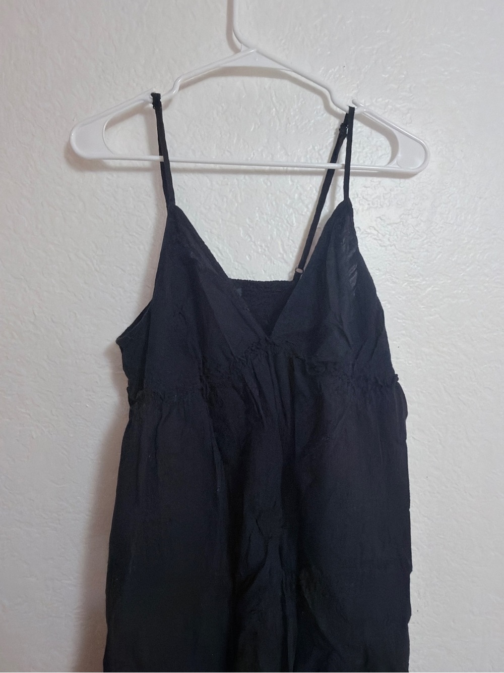 wild fable Black Mini Dress with Spaghetti Straps